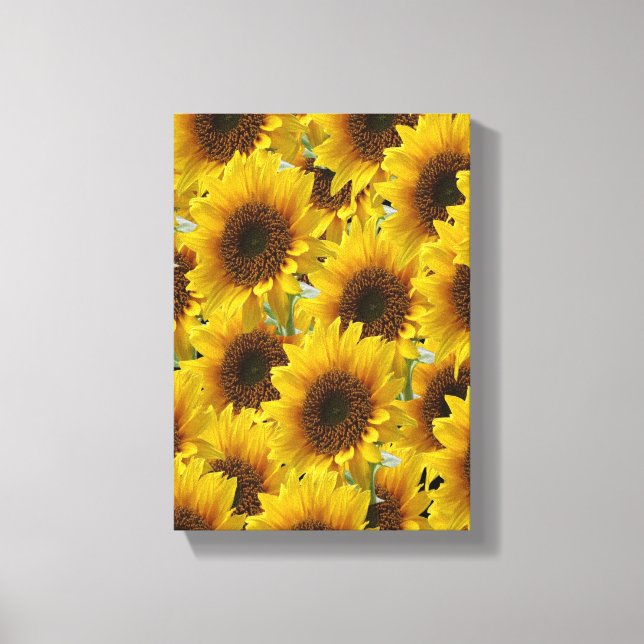 Stretched Canvas Print Mother's Day Sunflower (Front)
