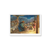 Stretched Canvas Print of "Holy Family at Rest"