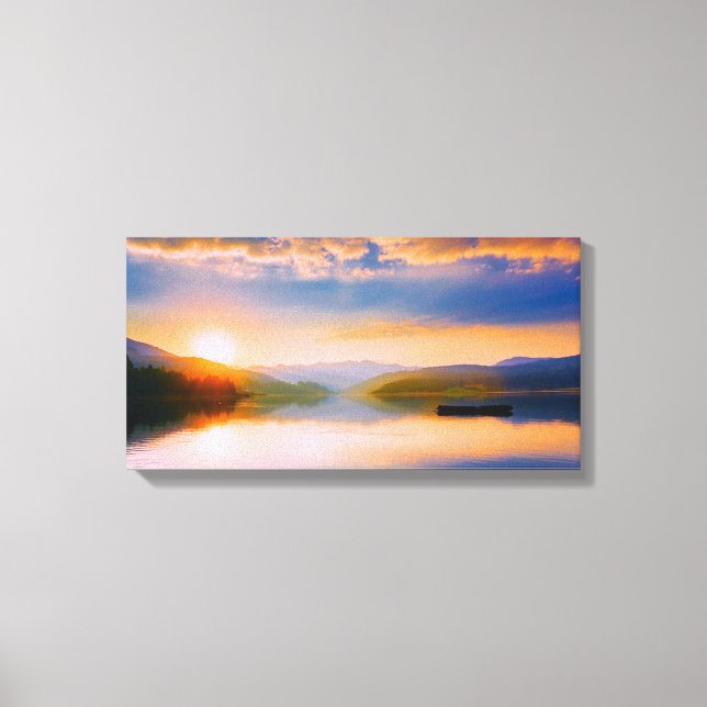 Stretched Canvas Print - Slovenia (Front)