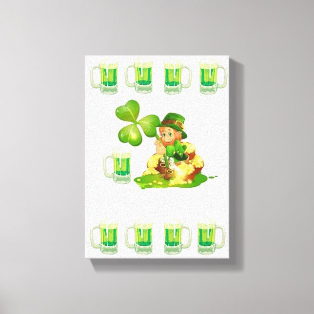 Stretched Canvas Print St. Patrick's Day (Front)