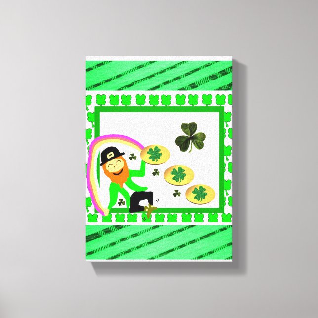 Stretched Canvas Print St. Patrick's Day (Front)