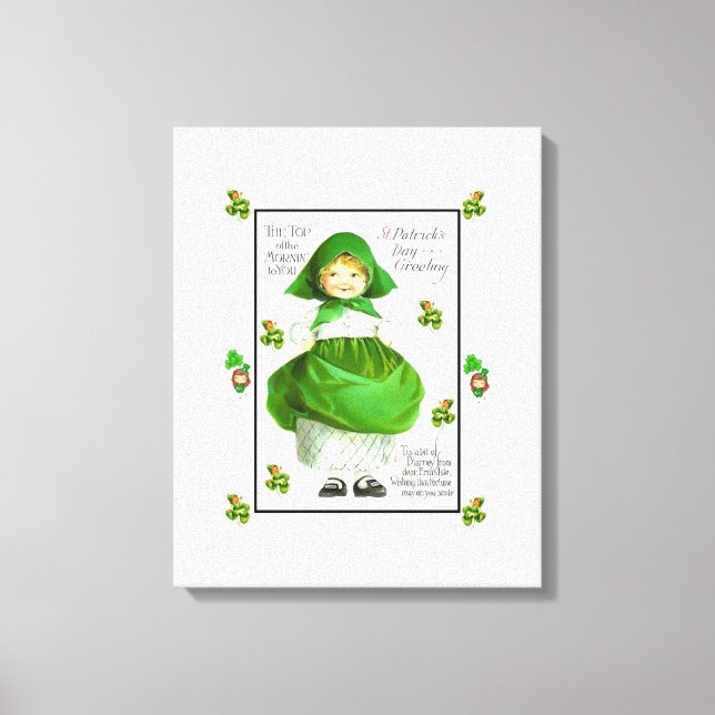 Stretched Canvas Print St. Patrick's Day (Front)