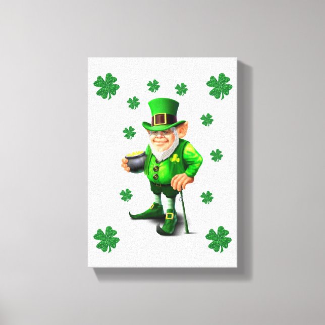 Stretched Canvas Print St. Patrick's Day (Front)