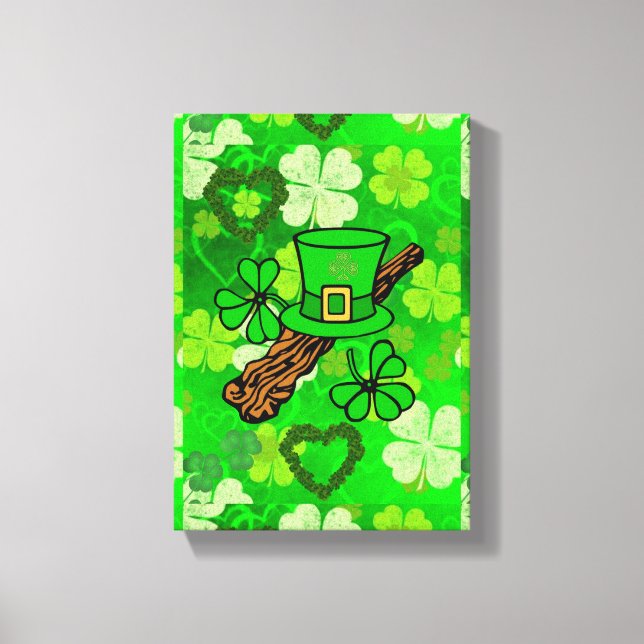 Stretched Canvas Print St. Patrick's Day (Front)