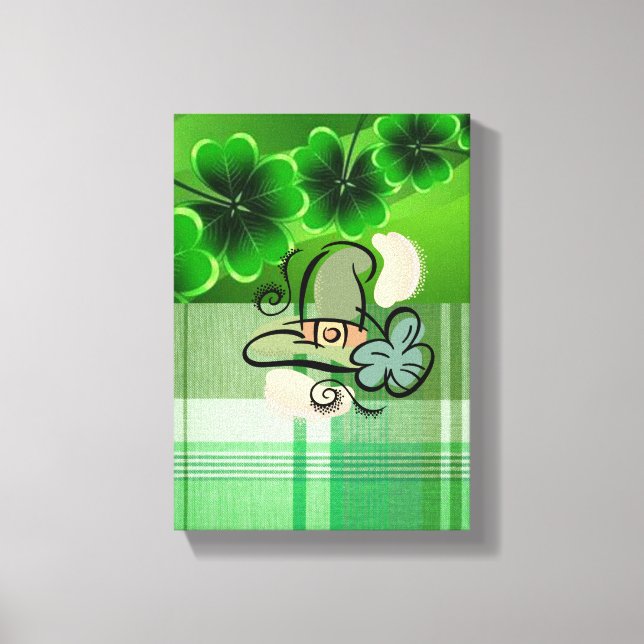 Stretched Canvas Print St. Patrick's Day (Front)