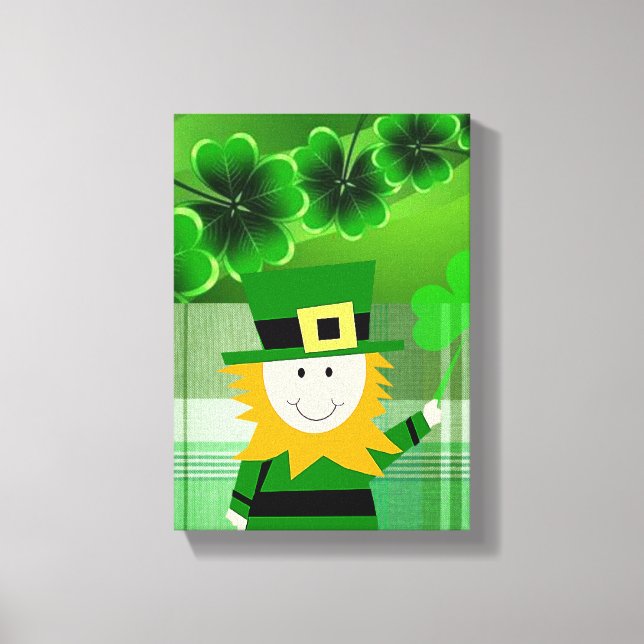 Stretched Canvas Print St. Patrick's Day (Front)