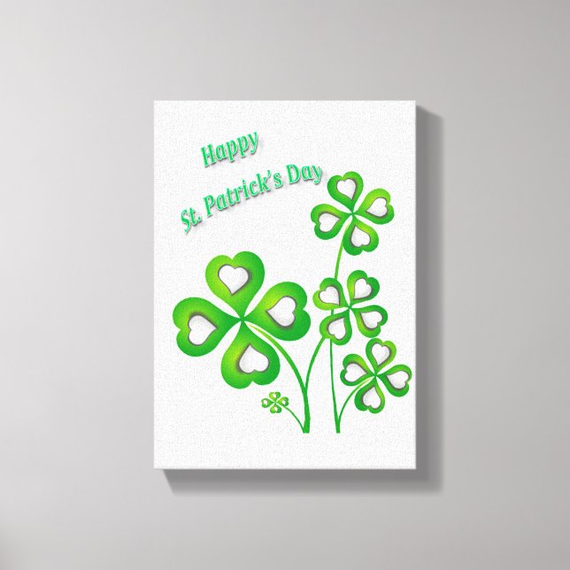 Stretched Canvas Print St. Patrick's Day (Front)