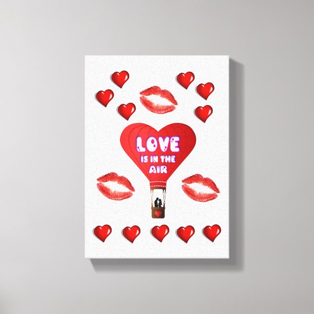 Stretched Canvas Print Valentine's Day (Front)