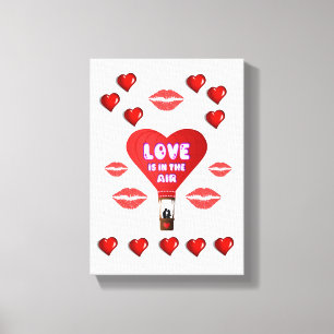 Stretched Canvas Print Valentine's Day