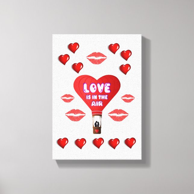 Stretched Canvas Print Valentine's Day (Front)