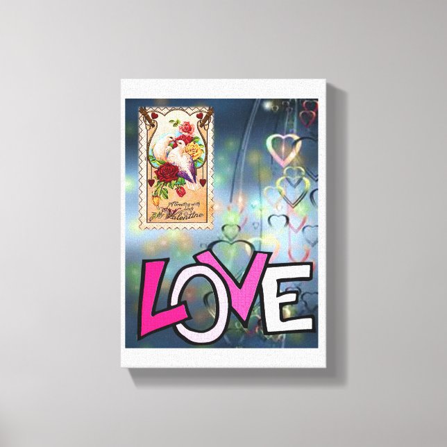 Stretched Canvas Print Valentine's Day (Front)
