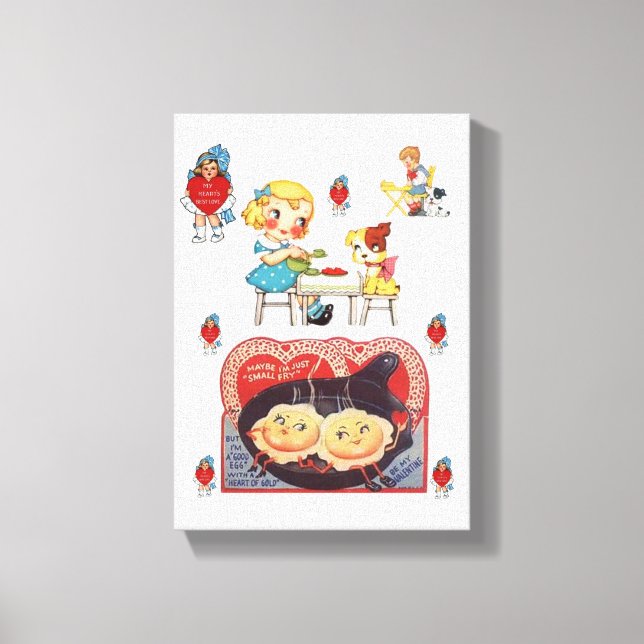 Stretched Canvas Print Valentine's Day (Front)