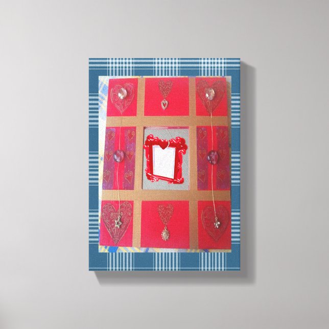 Stretched Canvas Print Valentine's Day (Front)