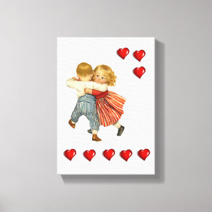 Stretched Canvas Print Valentine's Day