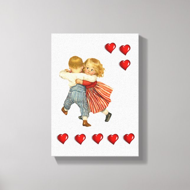 Stretched Canvas Print Valentine's Day (Front)