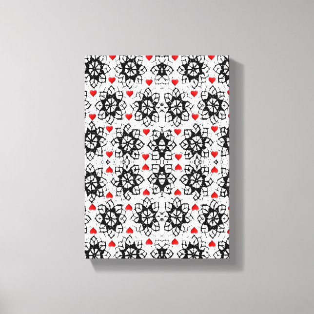 Stretched Canvas Print Valentine's Day (Front)