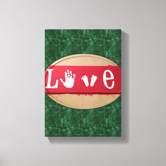 Stretched Canvas Print Valentine's Day Love (Front)