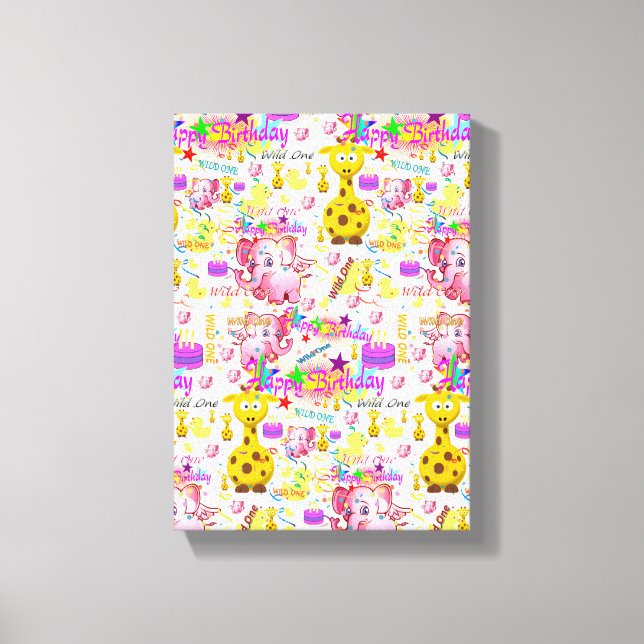 Stretched Canvas Print Wild One (Front)