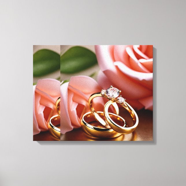 Stretched Canvas Print Wrapped Canvas - Artistic D (Front)