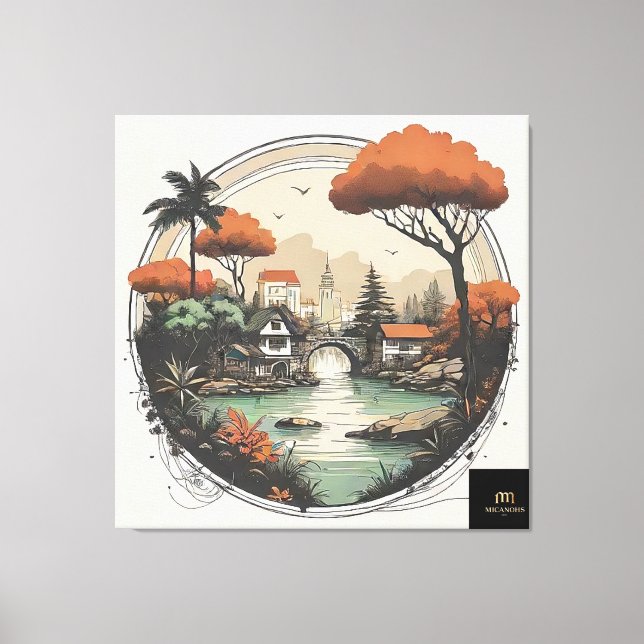 Stretched Canvas Print XIV 1 (Front)