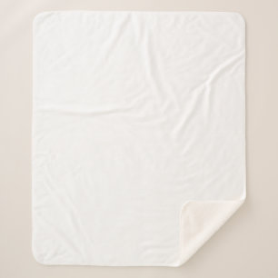 Stretched Canvas Sherpa Blanket