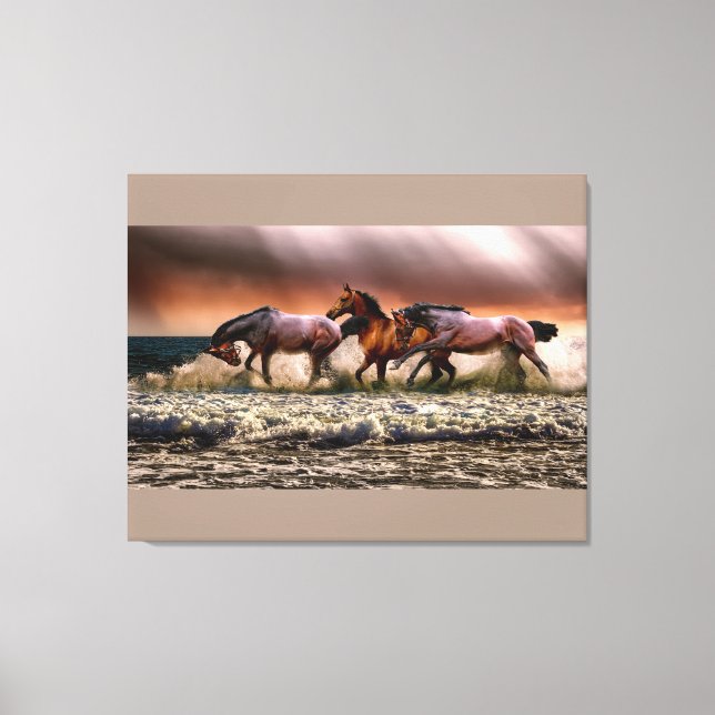 Stretched Canvas Wall Print (Front)