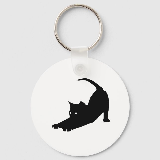 Stretching Cat Key Chain  (Front)