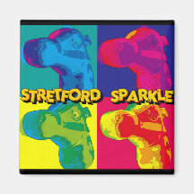 STRETFORD SPARKLE -  FRIDGE MAGNET