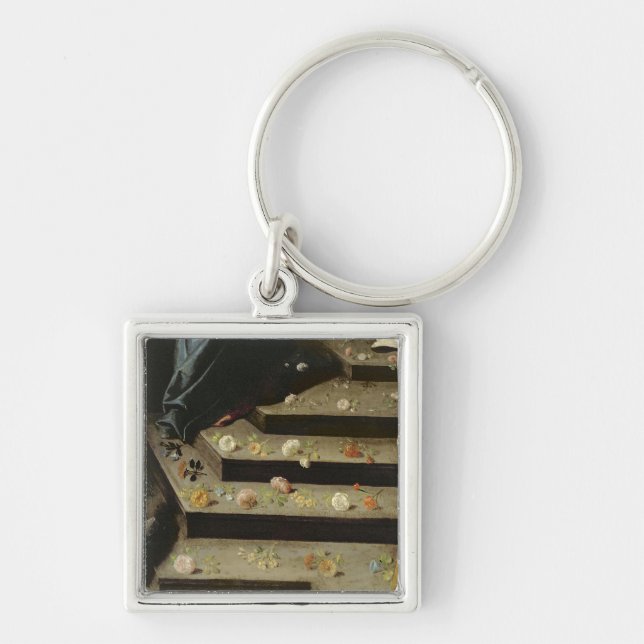 Strewing flowers keychain (Front)