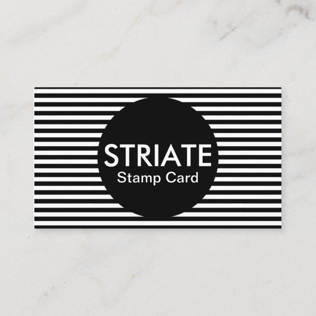 striate stamp card (Back)