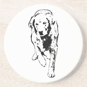Stride of Loyalty in Fall Ink Coaster