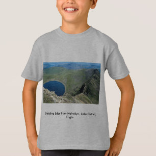 Striding Edge from Helvellyn, Lake District, Engla T-Shirt