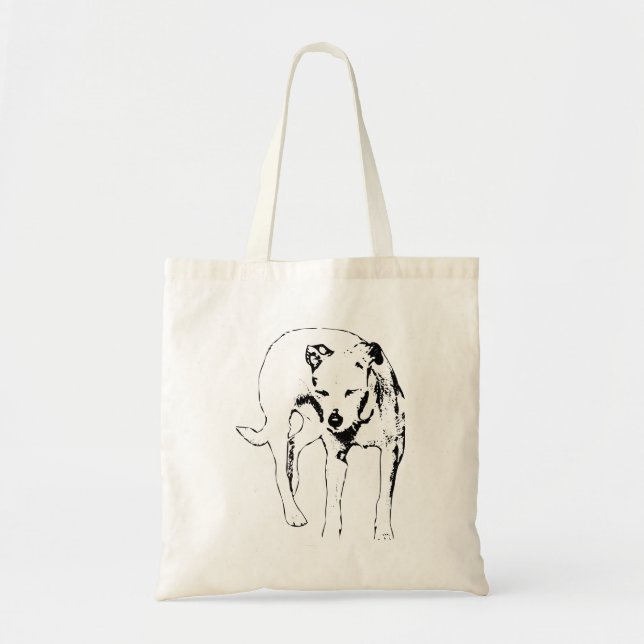 Striding Through Light Tote Bag (Front)