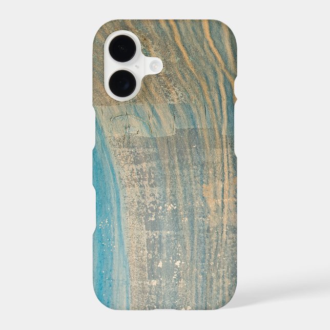 stries abstraites turquoise (Verso)