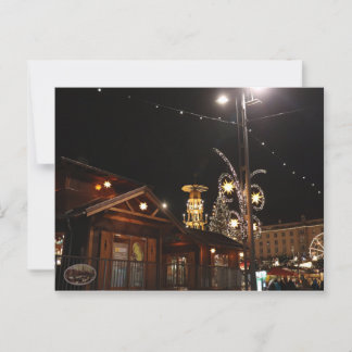Striezelmarkt at Altmarkt in Dresden Postcard
