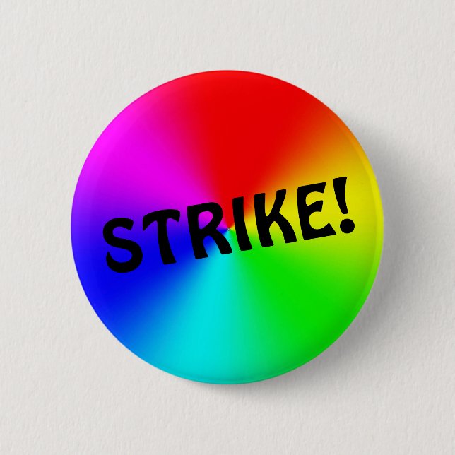 STRIKE! 2 INCH ROUND BUTTON (Front)