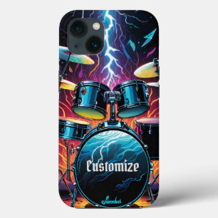 Strike A Beat Drum Set iPhone 13 Case