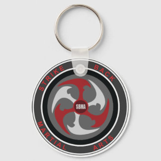 Strike Back Martial Arts Button Keychain