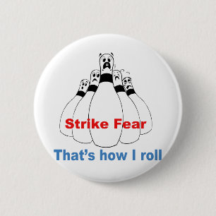 Strike Fear 2 Inch Round Button