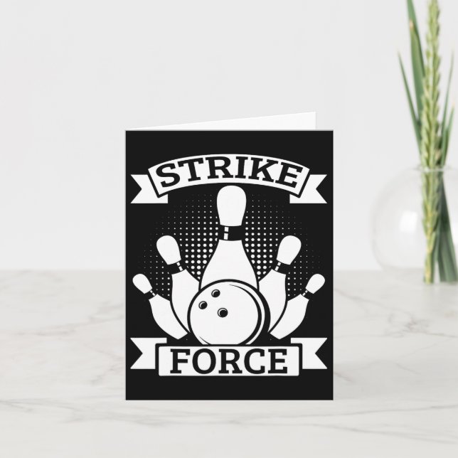 Strike Force Bowling Excellence  Card (Front)