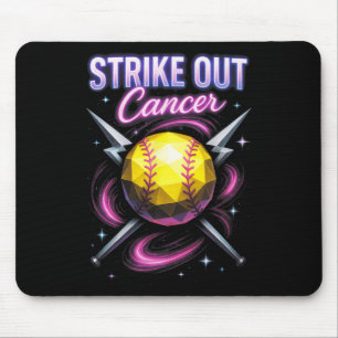 Strike Out Cancer - Breast Cancer Softll Support Mouse Pad