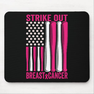 Strike Out Softll Breast Cancer Awareness Mouse Pad