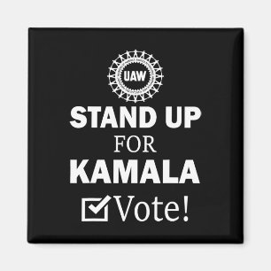 Strike Stand Up For Kamala Vote Magnet