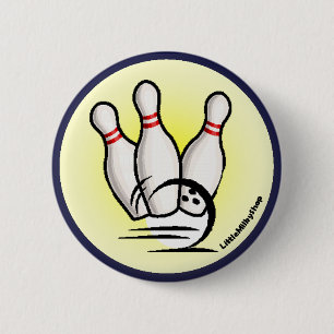 Strike the Bowling Pins Button