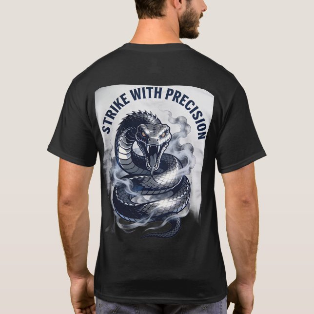 Strike With Precision – Snake Power Graphic Shirt (Back)