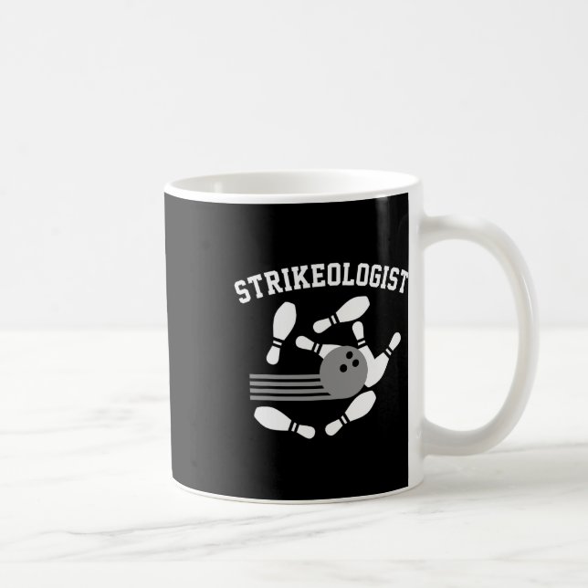 Strikeologist Bowling  Coffee Mug (Right)