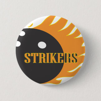 Strikers Orange 2 Inch Round Button