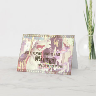 STRIKING CAROUSEL Greeting Card