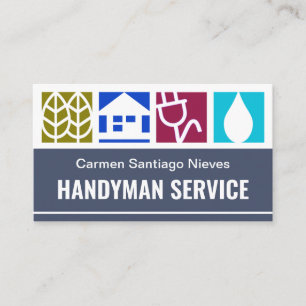 Striking Creative Construction Building Signage Business Card