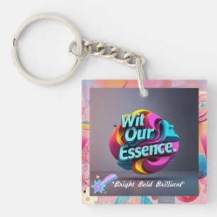 "Striking Design" Keychain
